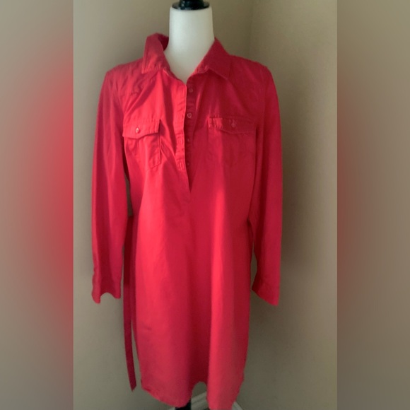 Red Cotton Dress-New - Picture 3 of 8